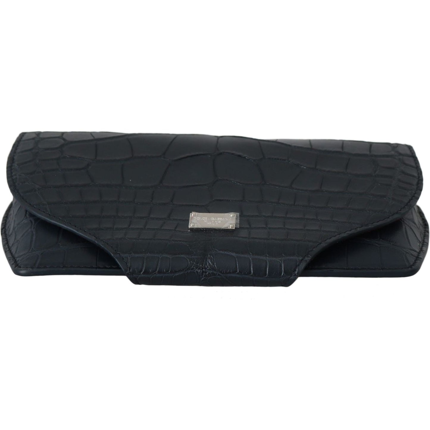 Dolce & Gabbana Blue Crocodile Eyewear Sunglasses Case Cover Pouch