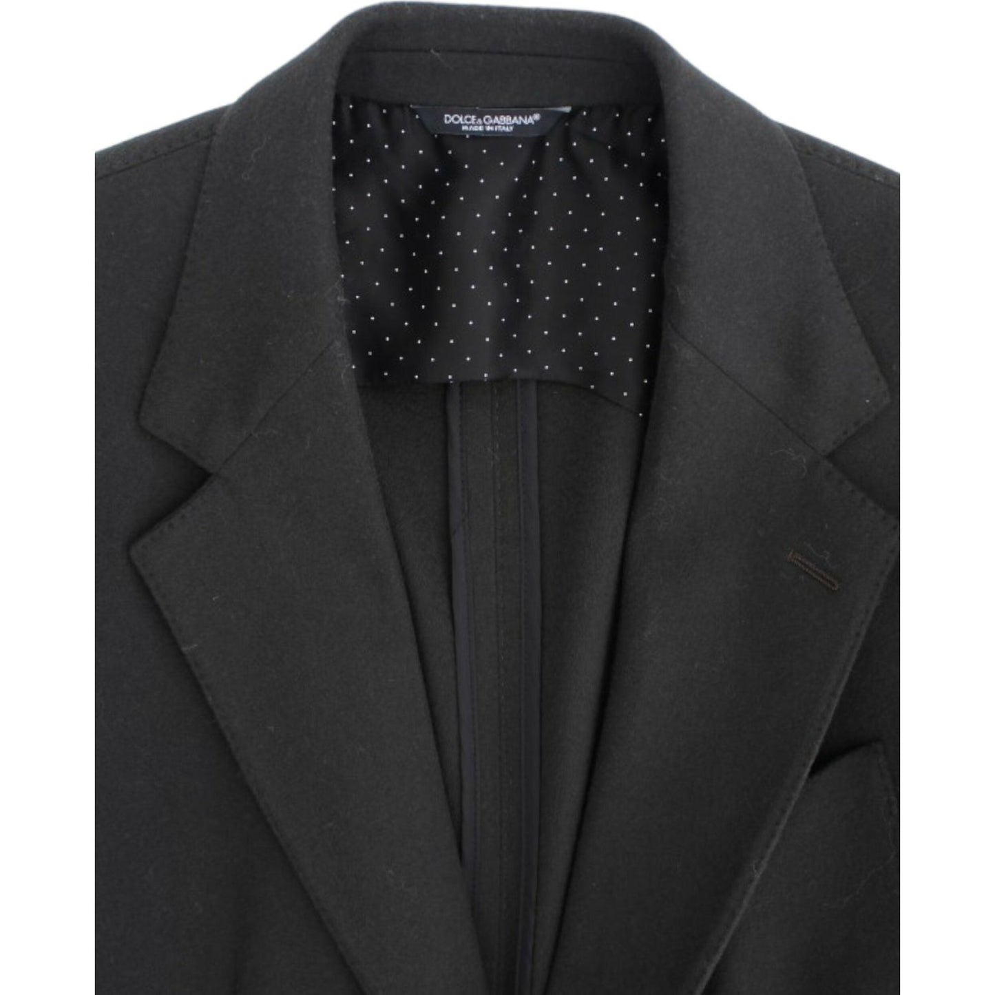 Dolce & Gabbana Green cashmere two button blazer