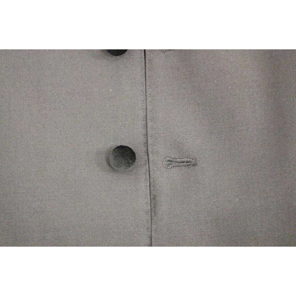 Dolce & Gabbana Black Wool Formal Dress Vest Gilet Weste