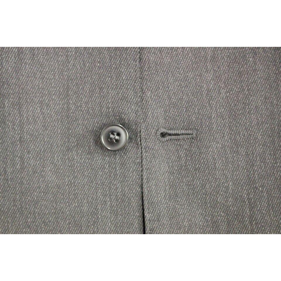 Dolce & Gabbana Gray Wool Formal Dress Vest Gilet Weste