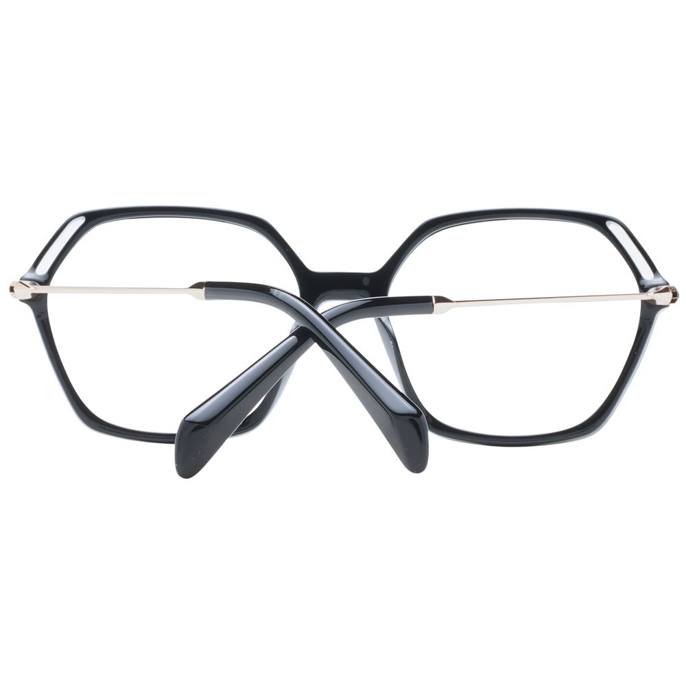 Police Black Acetate & Plastic Glasses (Frames) Police