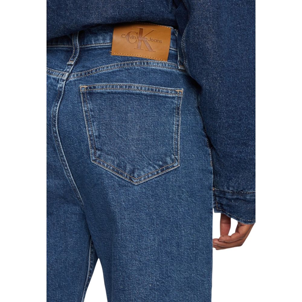 Calvin Klein Jeans Blue Cotton Mom Jeans
