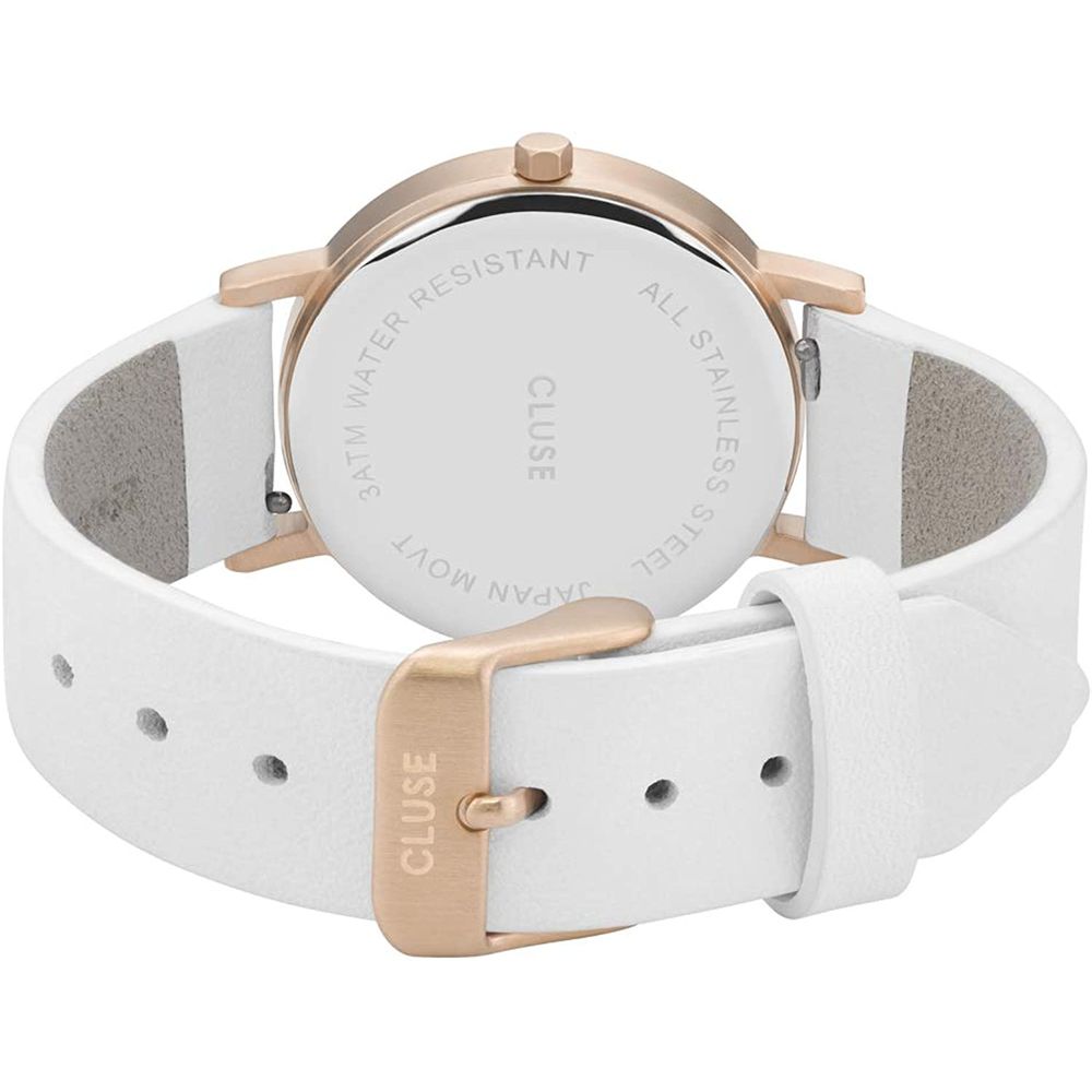 Cluse White Leather Dress Watch Cluse