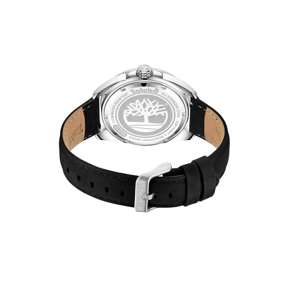 Timberland Black Leather Sport Watch Timberland