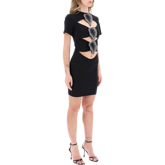 Giuseppe Di Morabito mini cut-out dress with applied anthur Dresses Giuseppe Di Morabito