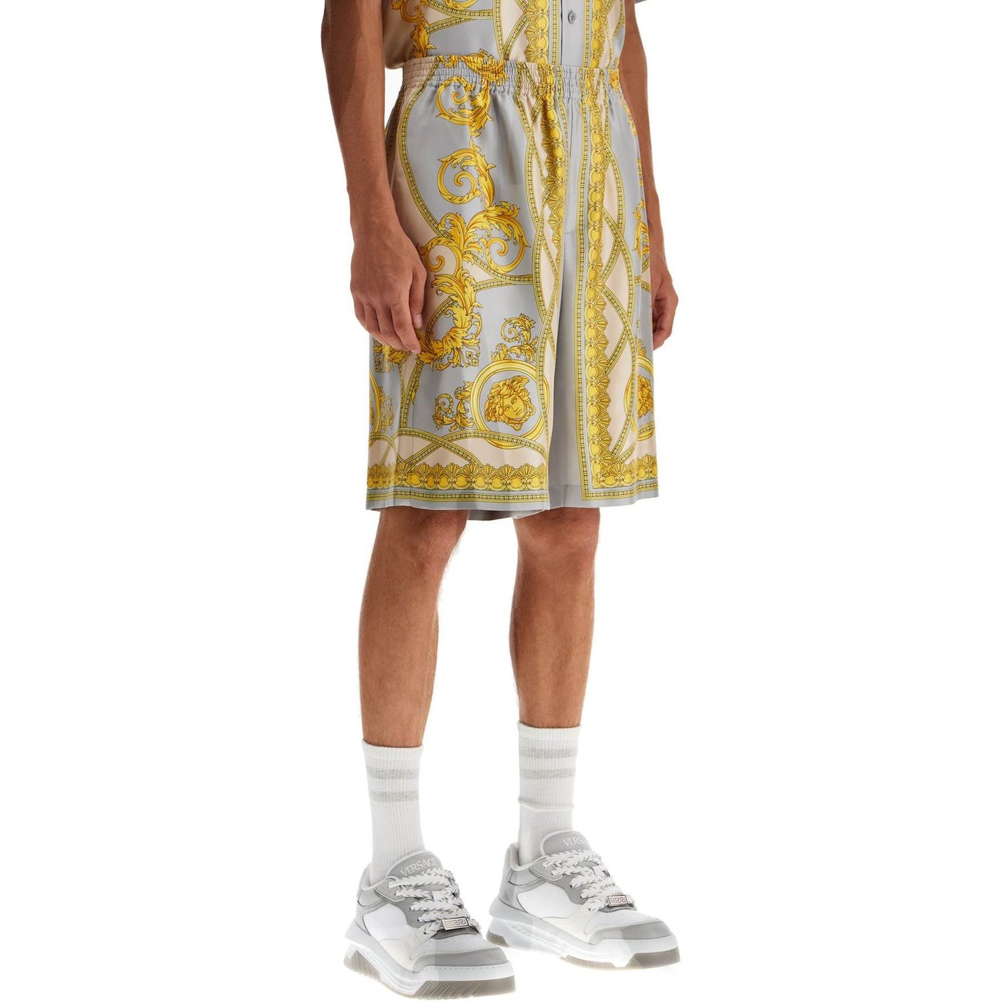 Versace silk bermuda shorts Short trousers Versace