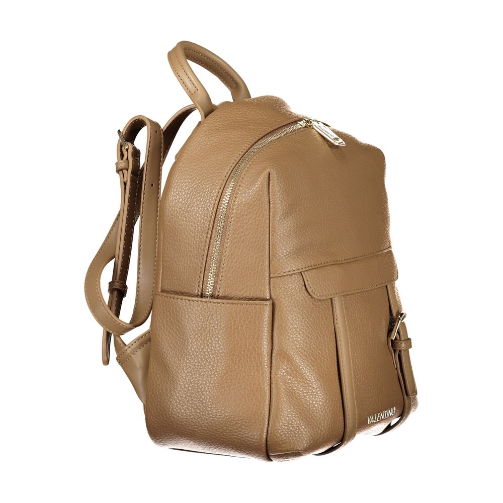 Valentino Brown Polyethylene Backpack
