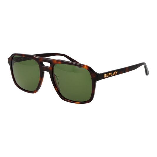 Replay Brown Plastic Sunglasses