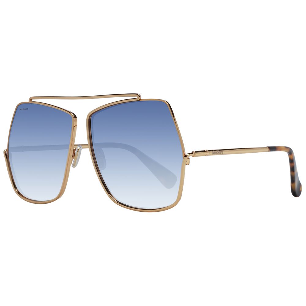 Max Mara Gold Metal Sunglasses