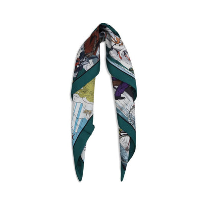 Burberry Multicolor Silk Scarf