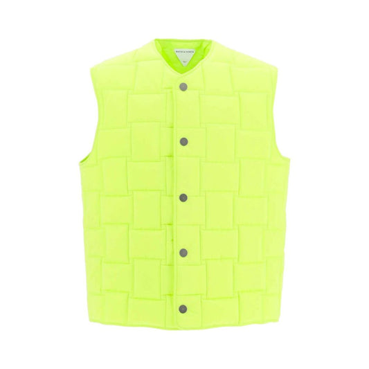 Bottega Veneta Bicolor Polyamide Sleveless Jacket