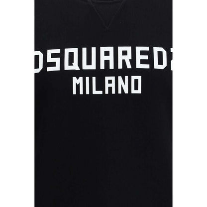 Dsquared² Black Cotton Sweatshirt