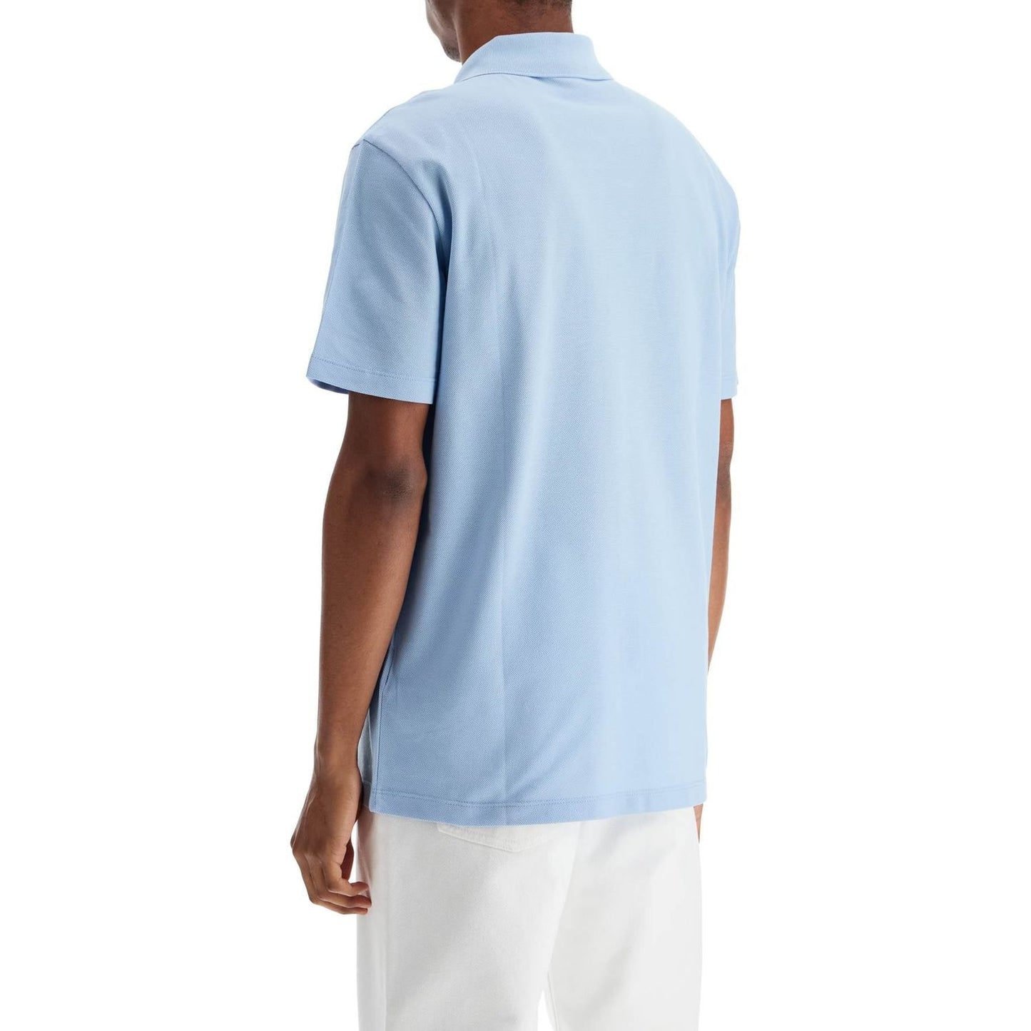 Versace short-sleeved polo shirt with logo Topwear Versace