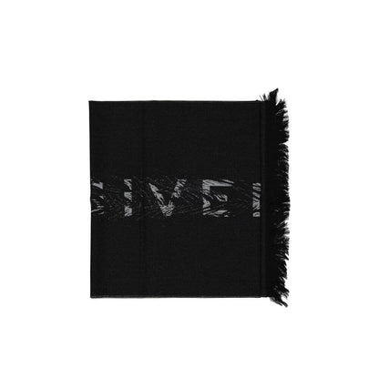 Givenchy Black Virgin Wool Scarf