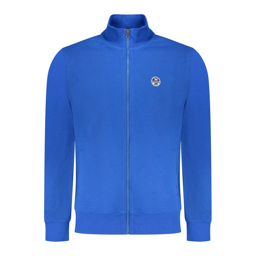 North Sails Blue Cotton Men Sweatshirt 1728,3XL,67403481248,Blue,Clothing,L,M,Men,New with tags,North Sails,S,Sweaters - Clothing,Sweatshirts - Sweaters - Clothing,XL,XXL