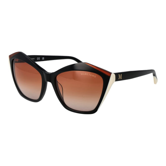 Marciano by Guess Black Acetate Sunglasses