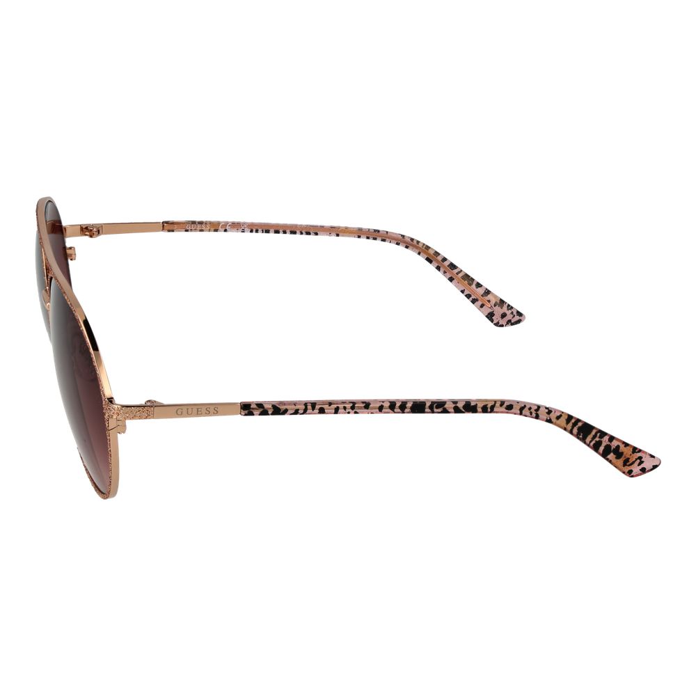 Guess Rose Gold Metal Sunglasses