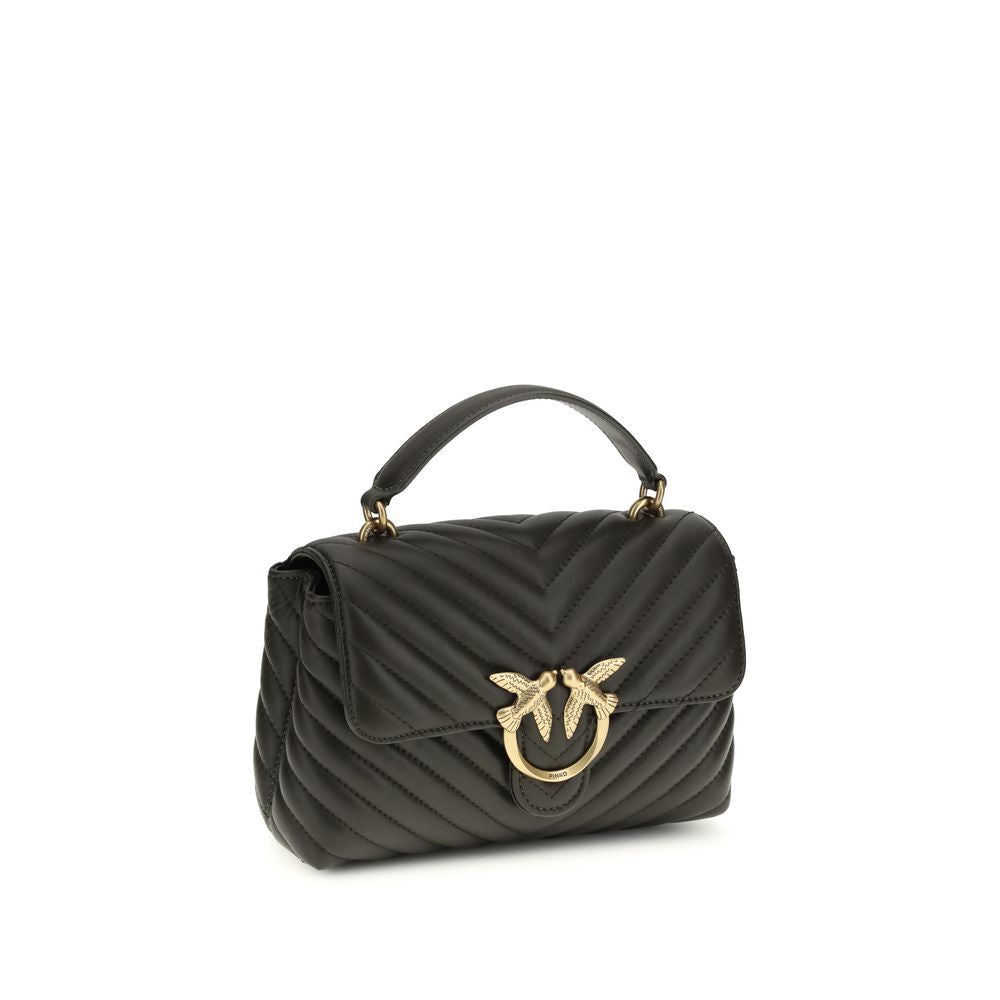 PINKO Bicolor Calf Leather Bos Taurus Handbag