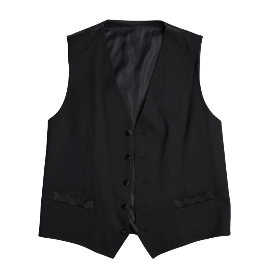 Dolce & Gabbana Black Wool Two-Piece Suit
