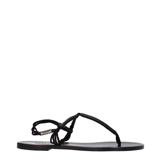 Isabel Marant Black Leather Flip-Flop Sandals1728,75667636384,Black,EU36/US6,EU38/US8,Flip-Flop Sandals - Sandals - Shoes,Isabel Marant,New with tags,Sandals - Shoes,Shoes,Women