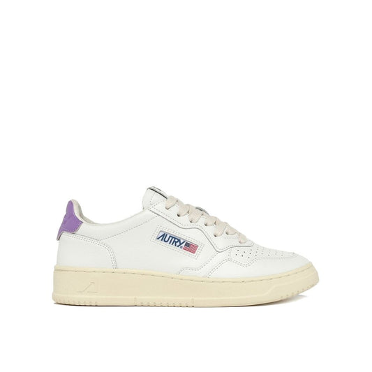 Autry White Leather Sneakers