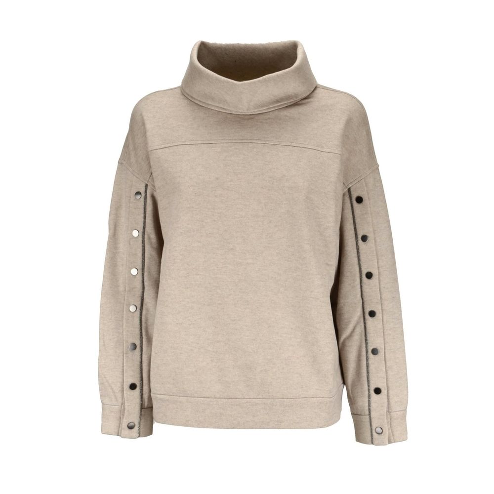 Brunello Cucinelli Beige Cashmere Turtleneck