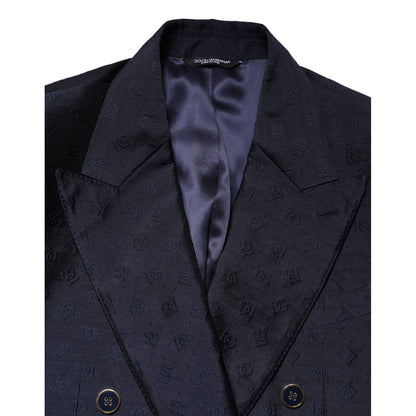 Dolce & Gabbana Dark Blue Double Breasted SICILIA 2 PC Suit