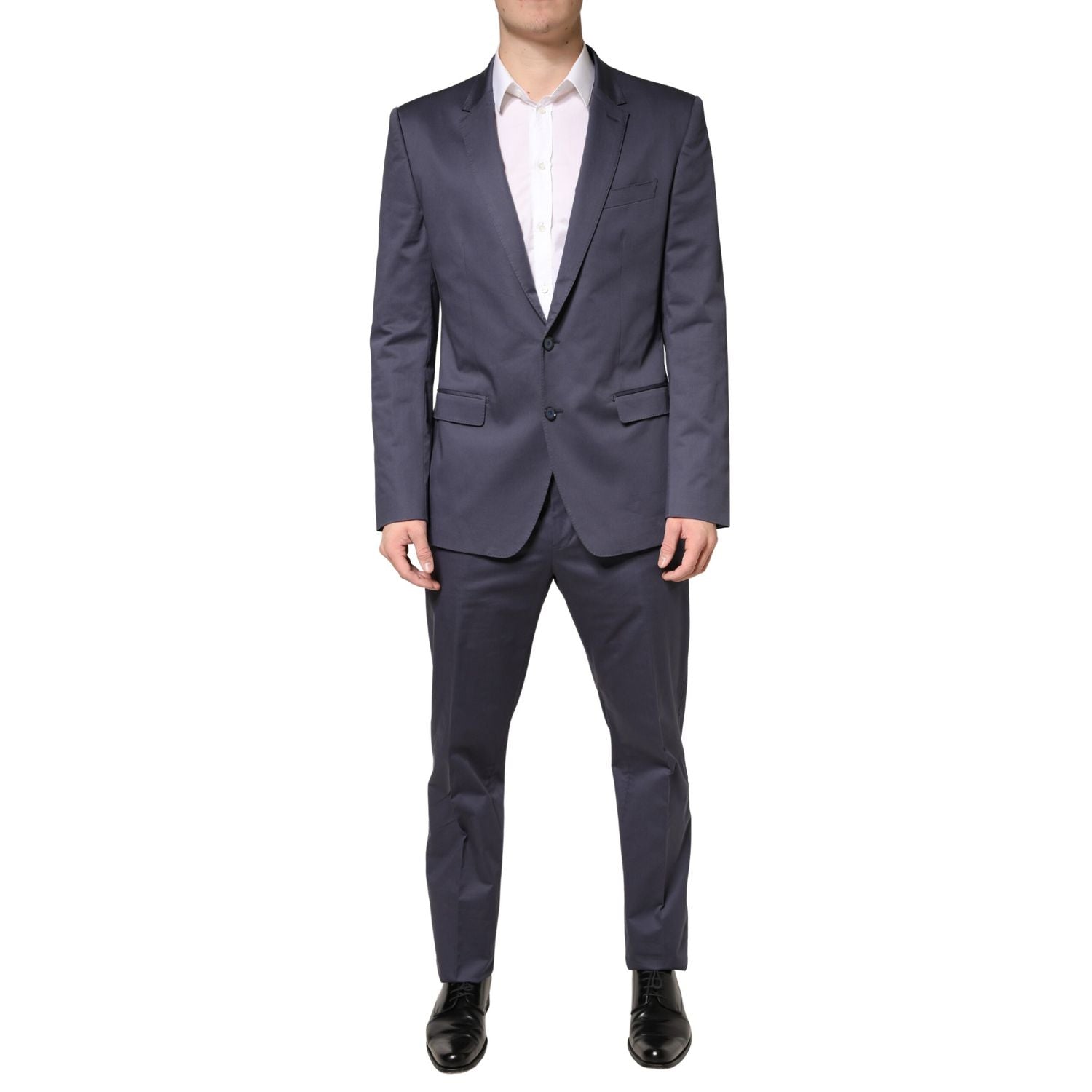 Dolce & Gabbana Blue Single Breasted MARTINI 2 Piece Suit