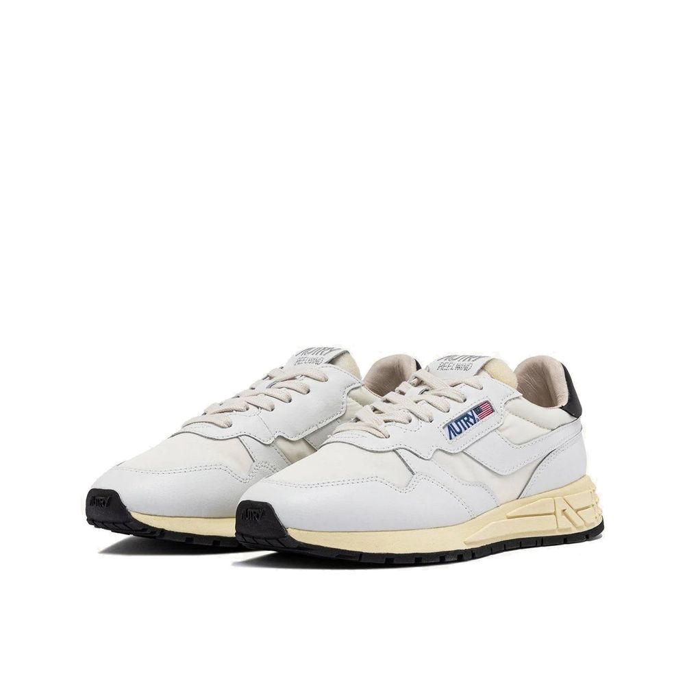 Autry White Leather Athletic Sneakers