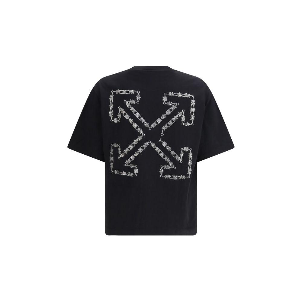Off-White Black Cotton Sportswear 1728,72470364320,Black,Clothing,M,Men,New with tags,Off-White,S,Sportswear - Clothing,T-Shirts - Clothing,T-Shirts - Sportswear - Clothing,XL