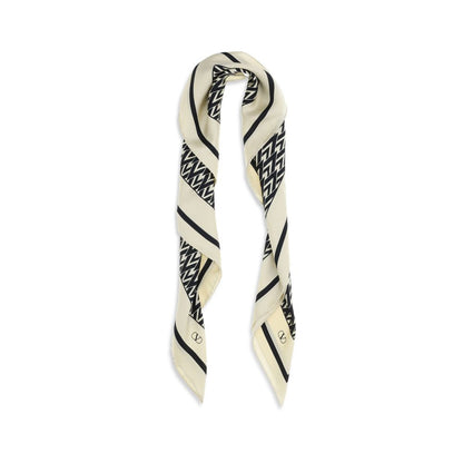 Valentino Garavani Multicolor Silk Scarf