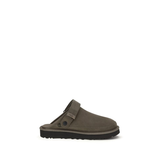 UGG Brown Calf Leather Bos Taurus Mules 1728,72470364320,Brown,EU40/US7,EU41/US8,EU43/US10,EU44/US11,EU45/US12,EU46/US13,Flats - Shoes,Men,Mules - Flats - Shoes,New with tags,Shoes,UGG