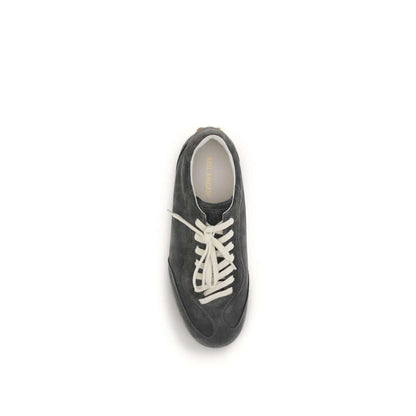 Axel Arigato Gray Calf Leather Bos Taurus Low Top Sneakers
