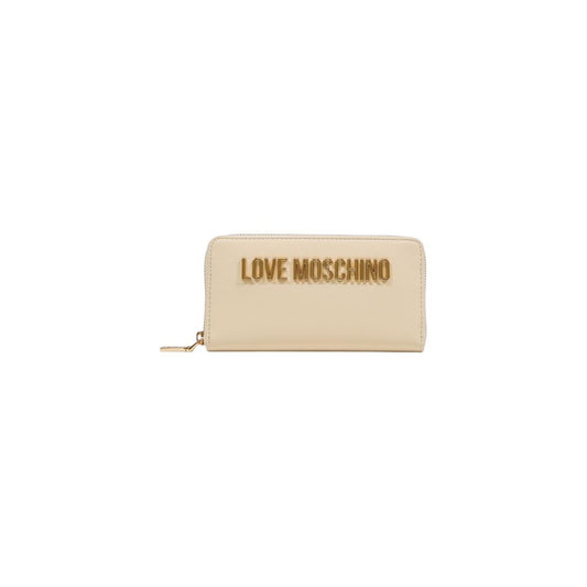 Love Moschino Beige Polyethylene Wallet 1728,71956299936,Accessories,Beige,Love Moschino,New with tags,Wallets - Accessories,Wallets - Wallets - Accessories,Women