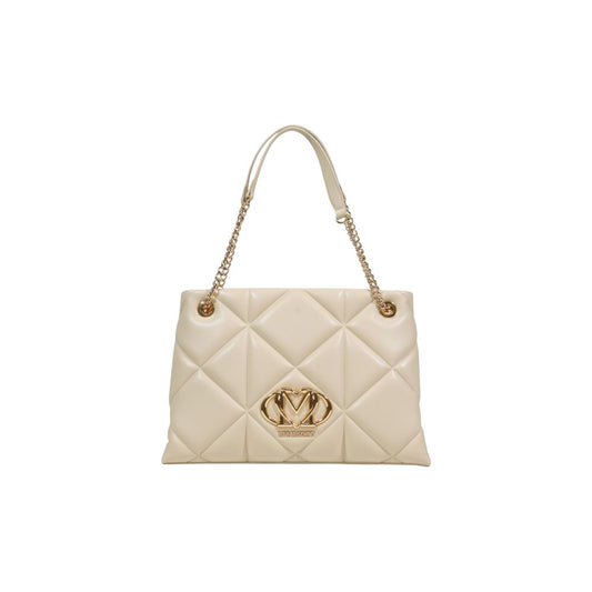 Love Moschino Beige Artificial Leather Handbag 1728,71956299936,Bags,Beige,Handbags - Bags,Love Moschino,New with tags,Women