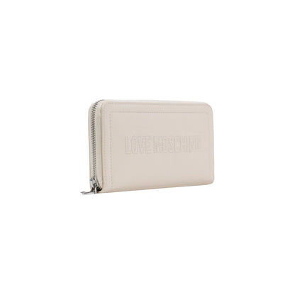 Love Moschino Beige Polyethylene Wallet 1728,71956299936,Accessories,Beige,Love Moschino,New with tags,Wallets - Accessories,Wallets - Wallets - Accessories,Women