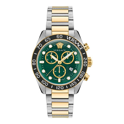 Versace Gray Stainless Steel Dress Watch