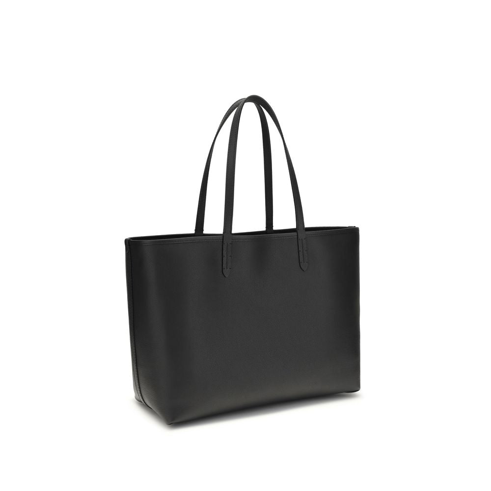 Burberry Black Calf Leather Bos Taurus Shoulder Bag