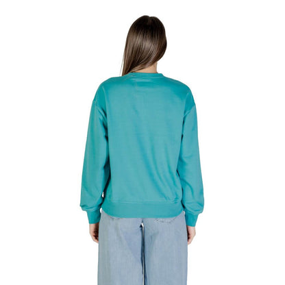 Calvin Klein Jeans Blue Cotton Sweatshirt