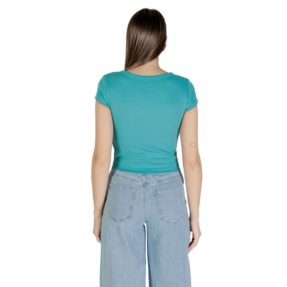 Calvin Klein Jeans Blue Cotton T-Shirt
