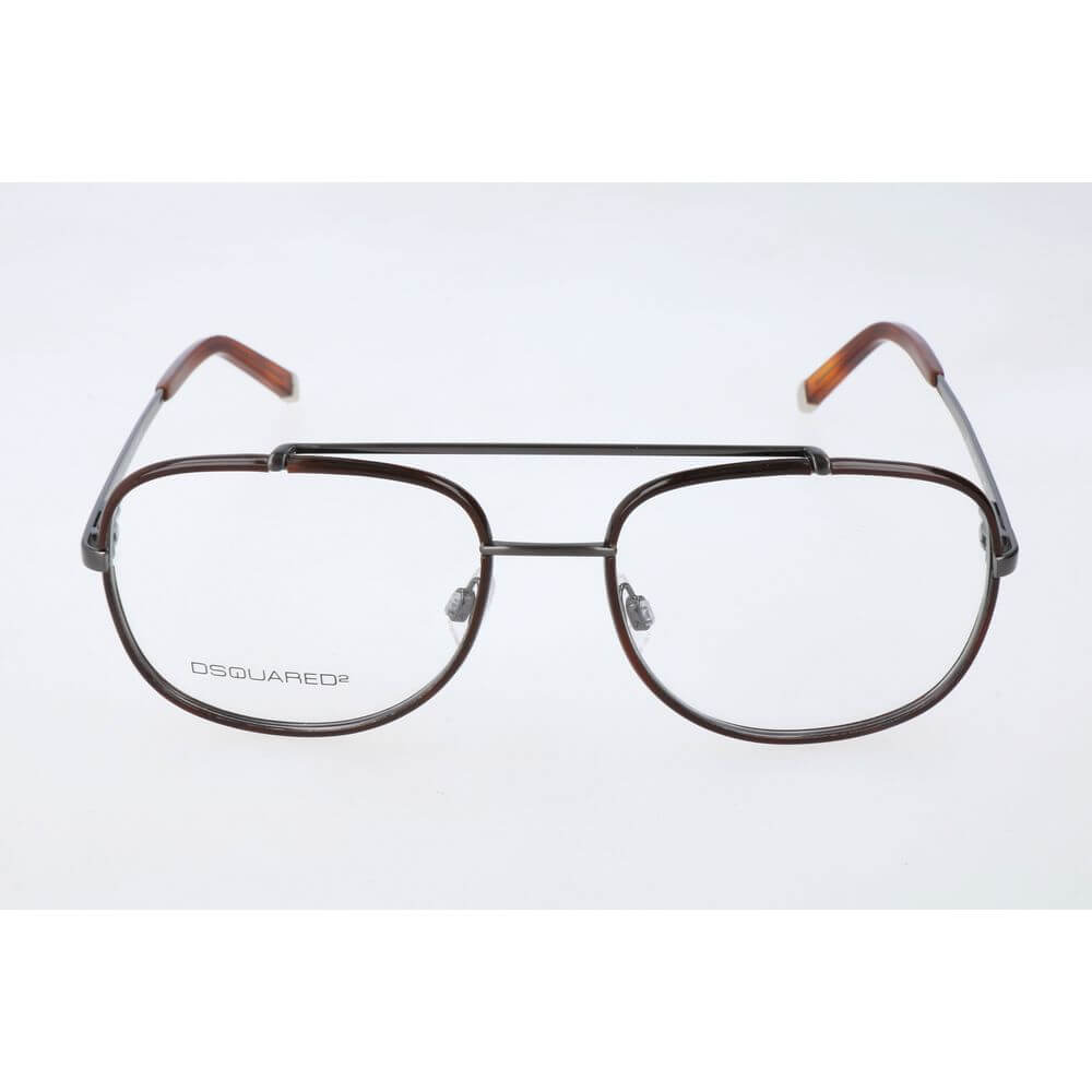 Dsquared² Brown Metal Glasses (Frames)