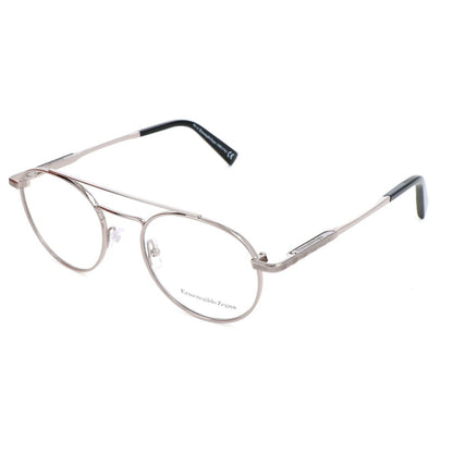 Ermenegildo Zegna Gray Metal Glasses (Frames)