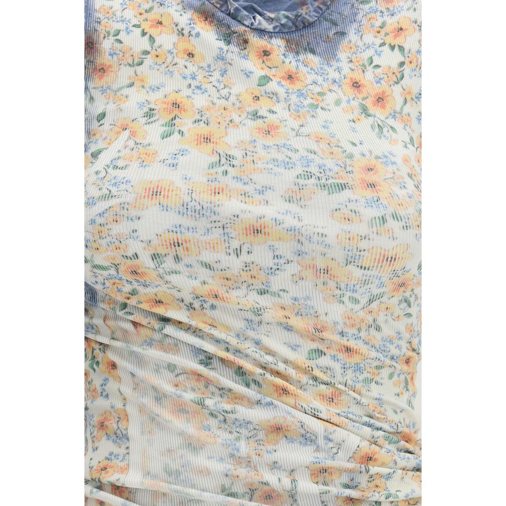 Diesel Multicolor Cotton Casual Dress
