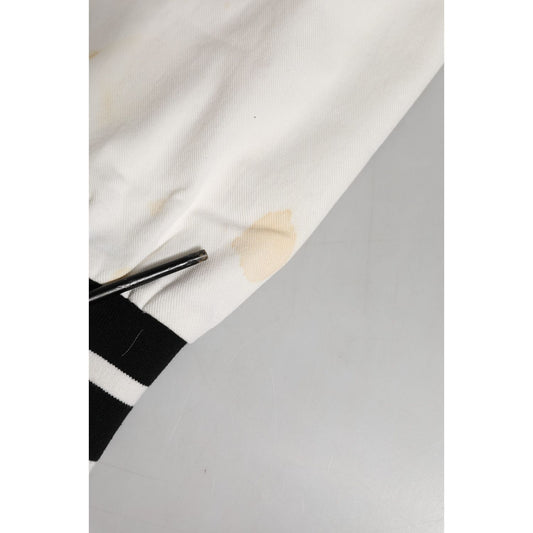 Dolce & Gabbana White Cotton Jogger Cargo Skinny Men Pants