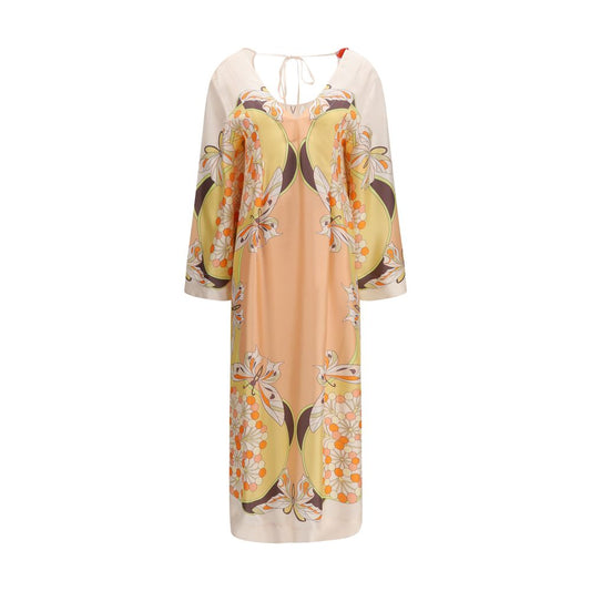 La Double J Multicolor Silk Casual Dress 1728,72470364320,Casual - Dresses - Clothing,Clothing,Dresses - Clothing,La Double J,Long - Dresses - Clothing,Multicolor,New with tags,Pattern - Dresses - Clothing,S,Sleeveless - Dresses - Clothing,Women