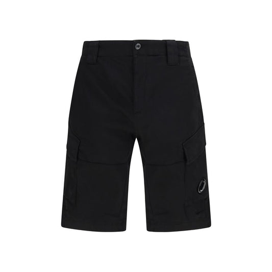 C.P. Company Black Cotton Bermuda Shorts 1728,72470364320,Bermuda - Shorts - Clothing,Black,C.P. Company,Clothing,IT50 | L,IT52 | XL,IT54 | XXL,IT56 | 3XL,IT58 | 4XL,Men,New with tags,Shorts - Clothing