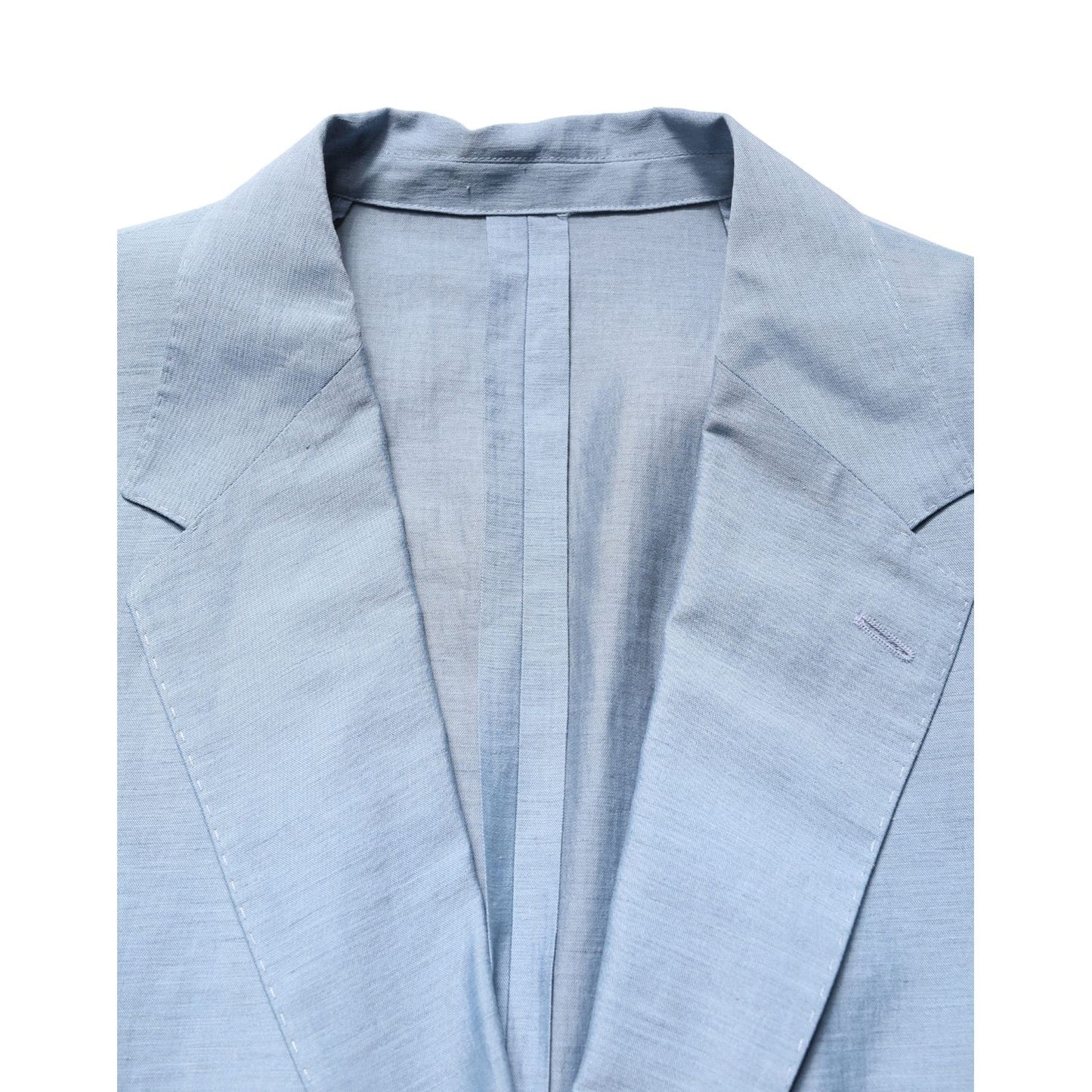 Dolce & Gabbana Light Blue Single Breasted Men Jacket Blazer