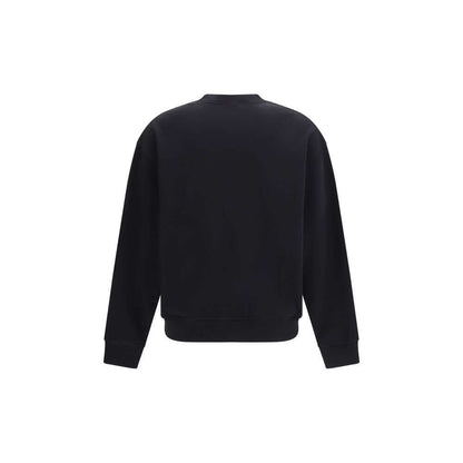 Palm Angels Black Cotton Sweatshirt