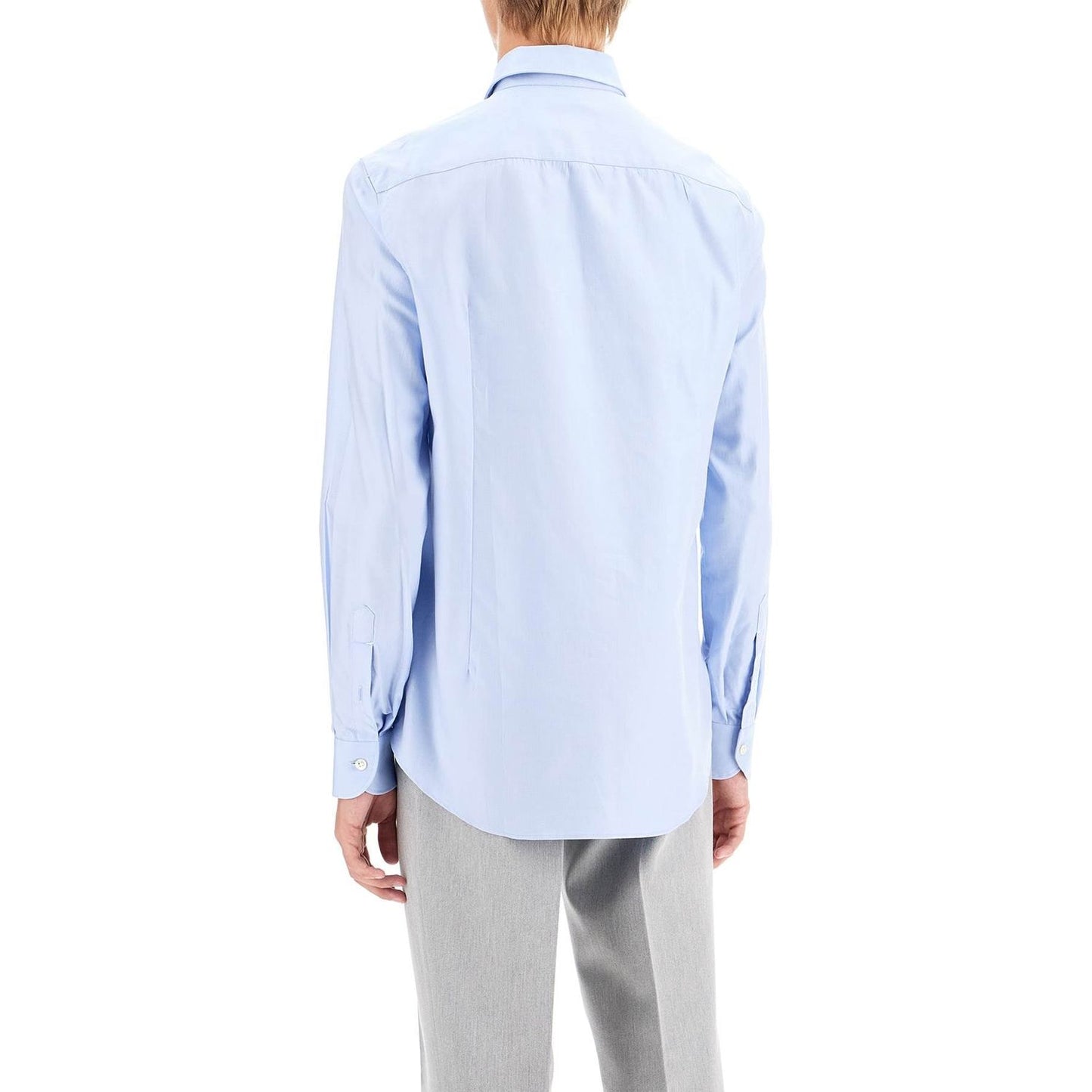 VINCENZO DI RUggIERO slim fit twill shirt for men Shirts VINCENZO DI RUggIERO