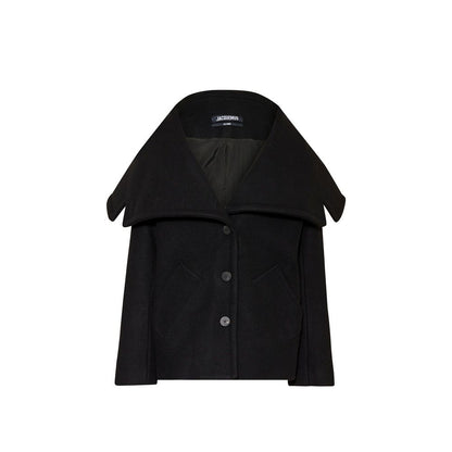 Jacquemus Black Virgin Wool Full-Length Jacket